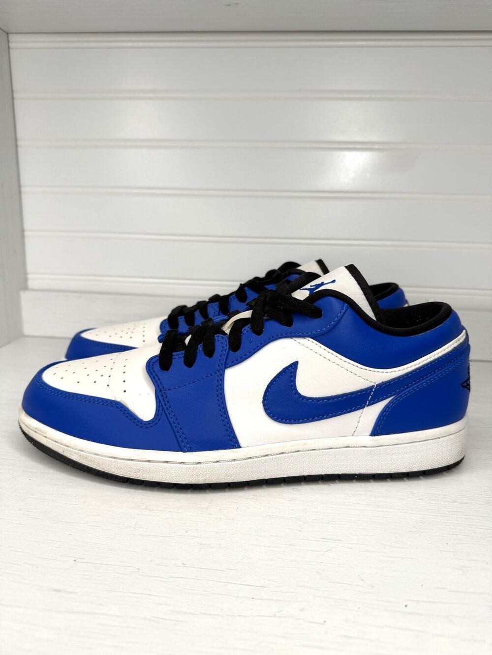 Nike Air Jordan 1 Low Game Royal 553558-124 Men’s Size 10 Blue White 2020